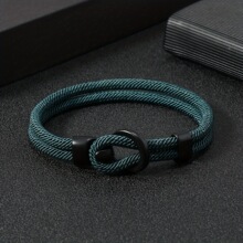 V 30771 Men's Macaron Color Woven Bracelet ��ʿ��֯����