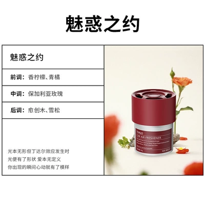 Xiangbainian Car Fragrance Alternative New Model Earth Song Solid Balm Perfume Car Fragrance In-Car Decoration (Car Perfume Aromatherapy) - the-charming-appointment-tan-road