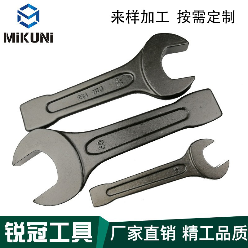De servicio pesado de una sola cabeza llave de rosca abierta llave sólida extra grande 24/30/32/36/41/46/5/105 envío gratuito