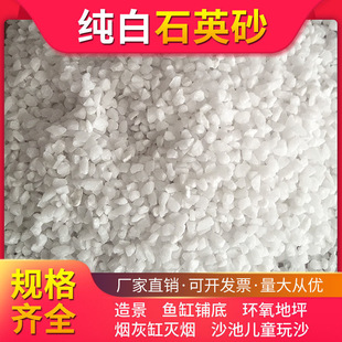 Pure White Quartz Sand 25kg Fine Sand Water Treatment White Sand Filter Material White Sand Hotel Trash Can Ashtray Sand