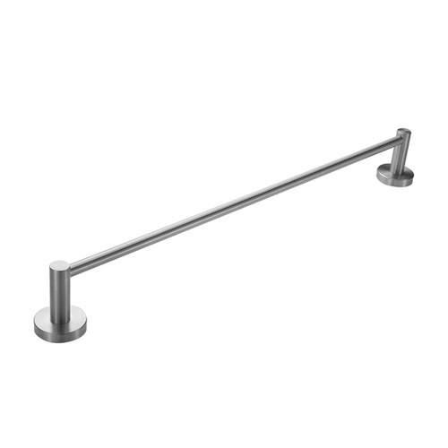 Bathroom Towel Rack Wall-mounted Hole Drilled Stainless Steel Single Rod Hotel Bathroom Hook Wall Shelf