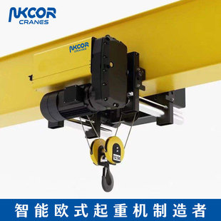 European-Style Wire Rope Electric Hoist 3/5/10t Single/Double Beam Crane Low Headroom Variable Frequency New Intelligent Hoist