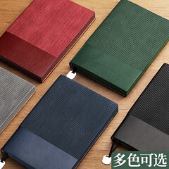 High-end exquisite notebook a5 soft leather notepad business office work simple diary wholesale
