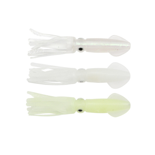 Lure High Soft Baits 10cm Bioluminescent Octopus Imitation for Sea Fishing, Cross-Border Casting Fishing Gear Squid Artificial Lure