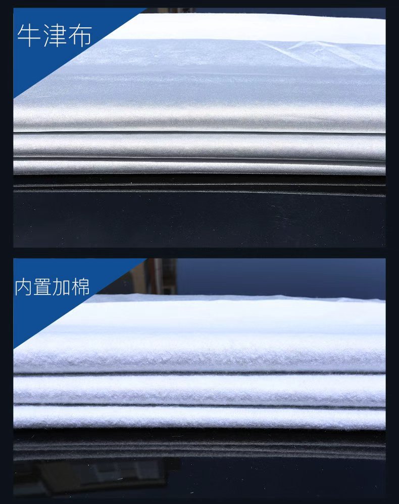 In-Stock Oxford Cloth Car Cover with Fleece Lining, Sunshade, Thickened Car Cover, Full Cover, Sun Protection, Rainproof Car Cover