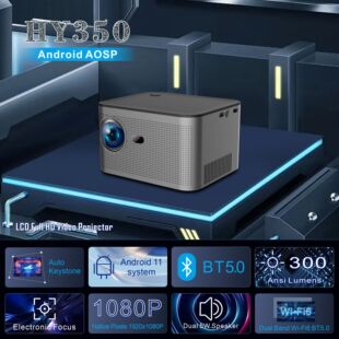 HY350 Projector Home Theater Smart Android11 Projector1080P 2G32G