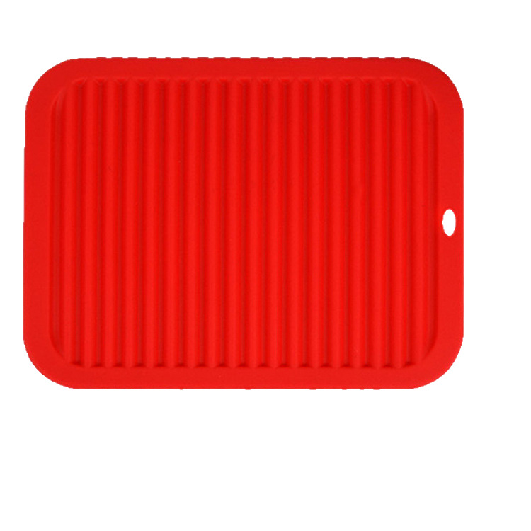 Almohadilla de filtro de agua de silicona Almohadilla de secado Almohadilla de olla de arena Almohadilla de aislamiento térmico de cocina de inducción de patrón de onda grande