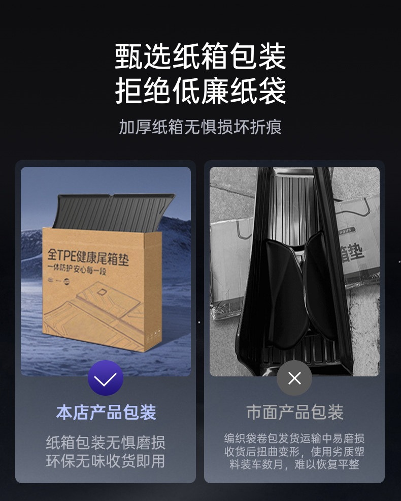 Suitable for 2026 Buick Zijing E7 trunk mat TPE floor mat accessories car supplies interior modification