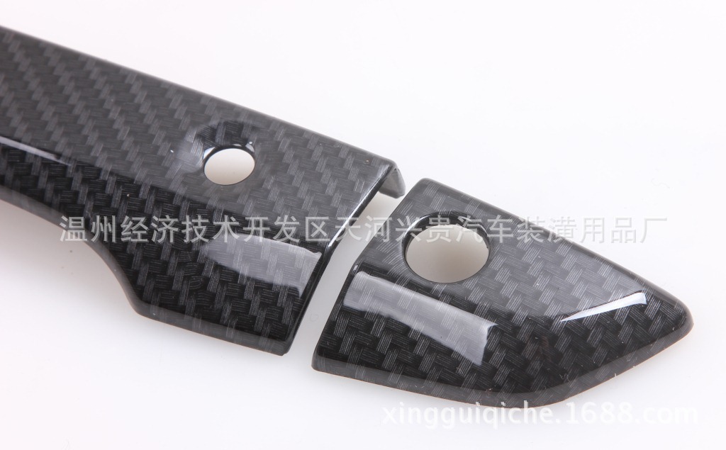 Suitable for 2016 New Tenth Generation Civic Outer Handle Smart Version Door Handle Body Modification Carbon Fiber Pattern
