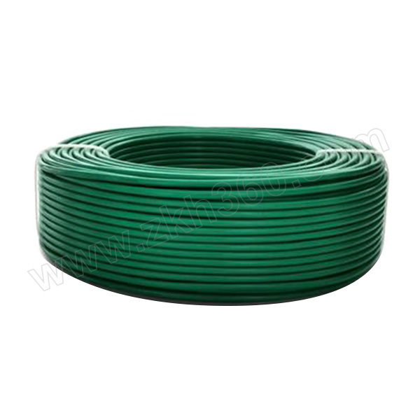 RONDA CABLE/朗达电缆 铜芯聚氯乙烯绝缘C级阻燃连接软电线 ZR-RV-450/750V-1×150 绿色 1米