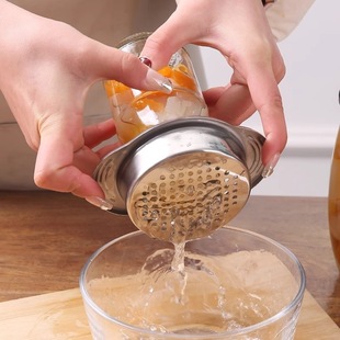 Canister Drainer 304 Stainless Steel Cup Residue Separator Kitchen Practical Small Object Large Diameter Hands-Free Filter Funnel