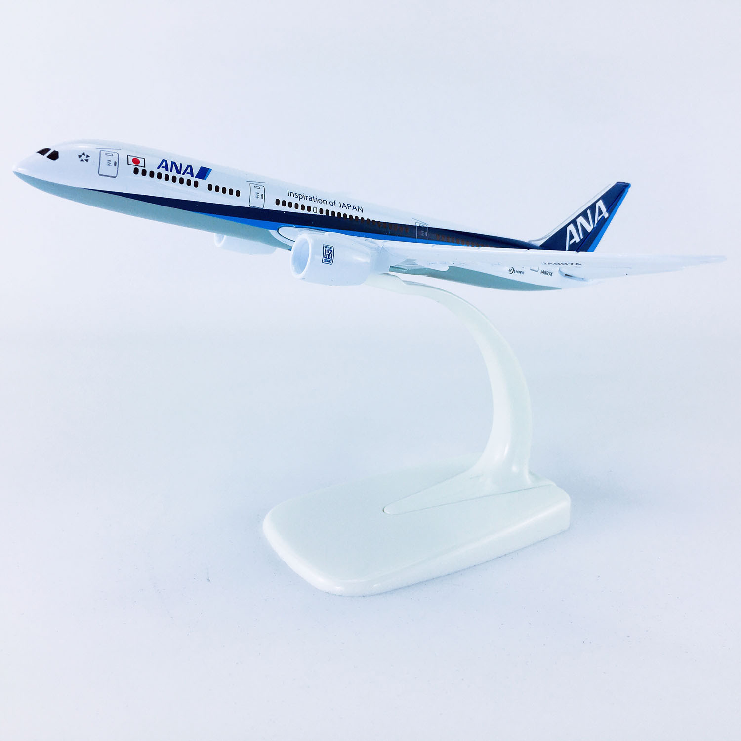 16cm modelo de avión de aleación sólida modelo de vuelo ANA B787 - 9 ANA