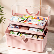 药箱家庭装医药箱家用大容量儿童药物多层医疗收纳盒急救箱小药盒