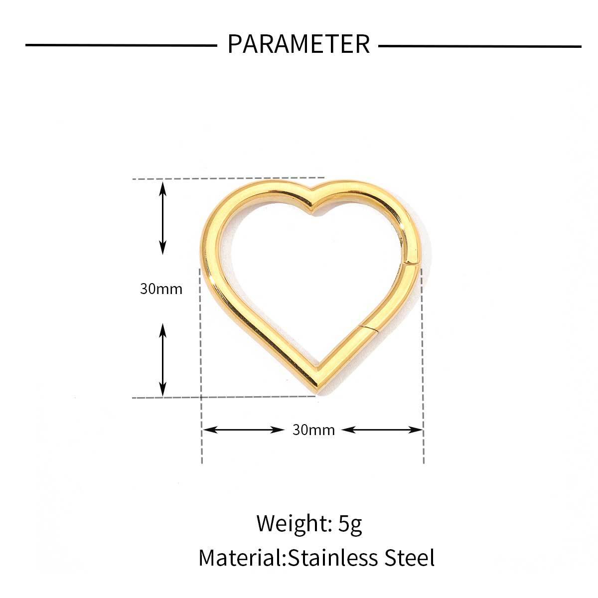 3g Weight Jewelry Buckle Jewelry Making Type 13*22mm, 18*13mm, 30*30MM Jewelry Making Size DIY Jewelry Accessories Classification 3 PCS/Package Quantity Titanium Steel Material Geometric Pattern All Seasons Season Polished Finish Plating Design Casual, Simple Style, Streetwear Style 3 PCS/Package 13*22mm 18*13mm 30*30MM Titanium Steel Geometric Jewelry Buckle 1