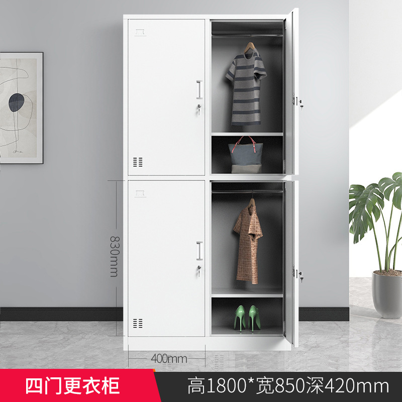 Fabrica de comercio exterior vestuario dormitorio de personal de metal con cerradura armario de zapatos gimnasio armario de almacenamiento armario