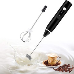 Kitchen handheld rechargeable wireless electric egg beater USB port household blender rechargeable coffee milk tea milk frother