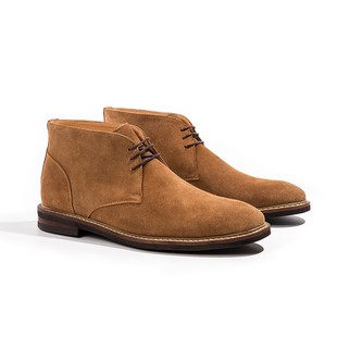 Foreign trade export England anti-velvet cowhide desert boots men's short boots a generation of hair lace Martin boots men
