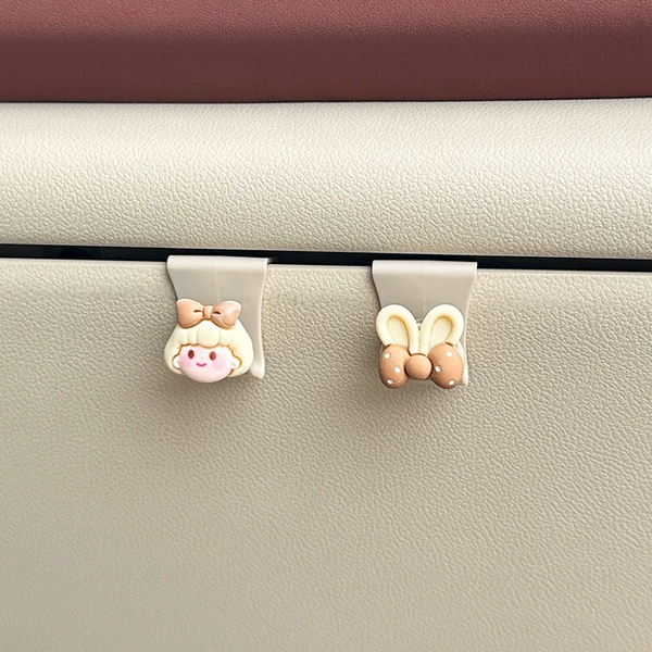 Rice Girl Head + Rice Rabbit Ears Rice Glove Hook 2 Pack