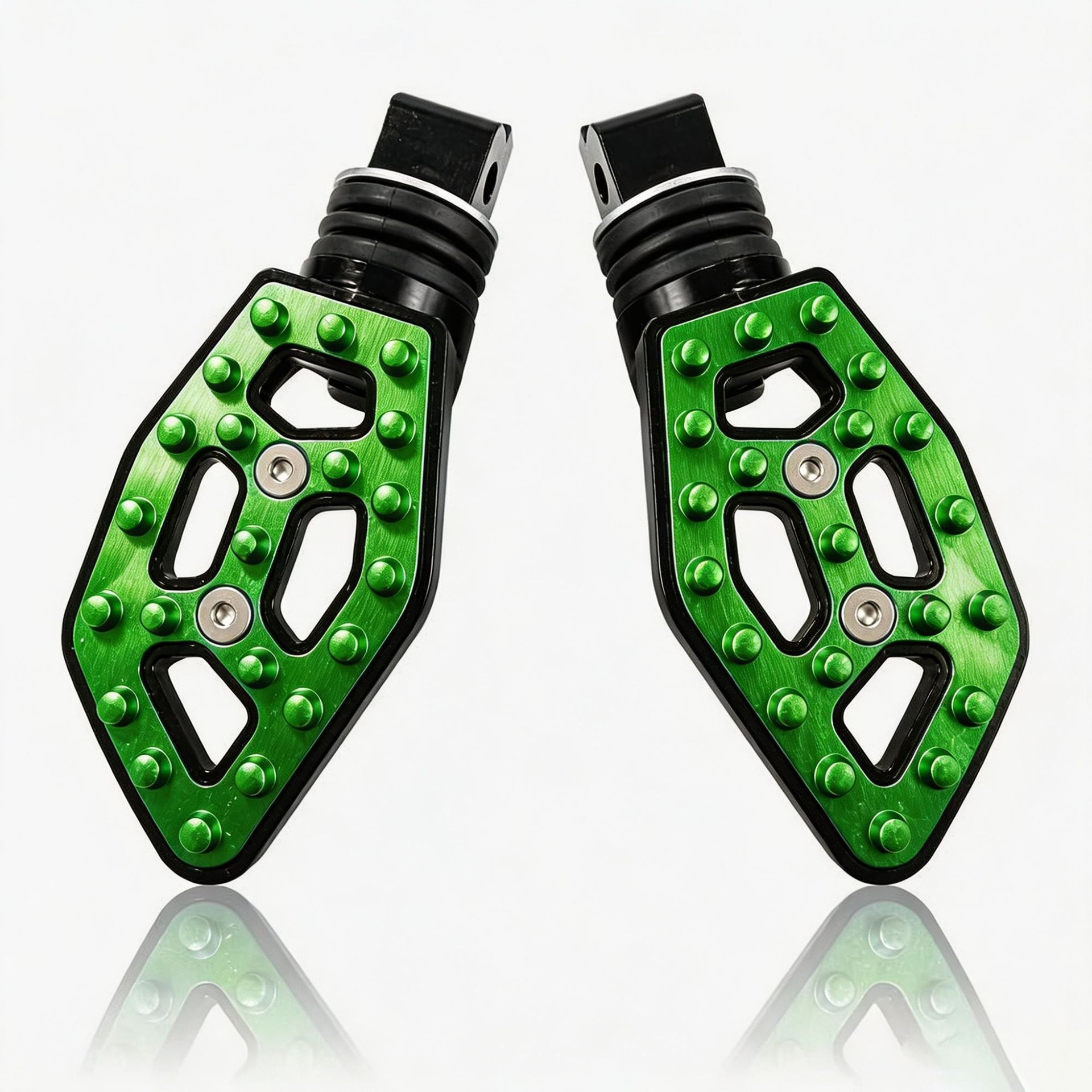 Motorcycle Modification Parts Cnc Aluminum Alloy Hollow-Out Foot Pedals Metal Non-Slip Rear Footrests Universal Wear-Resistant Foot Pedals