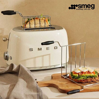 Тостер тостер европейского стандарта SMEG, автоматический тостер для завтрака, домашний TSF01