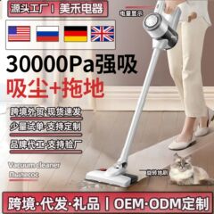 无线吸尘器家用强吸力大功率手持小型猫毛拖地吹吸一体机除螨