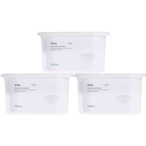Plum rainy season household desiccant moisture-proof agent dehumidifier bedroom room wardrobe moisture-absorbent moisture-absorbing bag mildew-proof 3 boxes