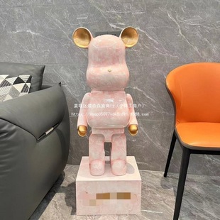 Modern Tv Cabinet Decorations, Simple and Light Luxury Living Room Cartoon Creative Piggy Bank, Internet Celebrity Violent Bear Floor-Standing Ornaments
