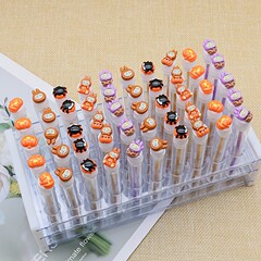 万圣节拉布布嫁接假睫毛试管刷卡通独立试管装一次性可替换睫毛刷