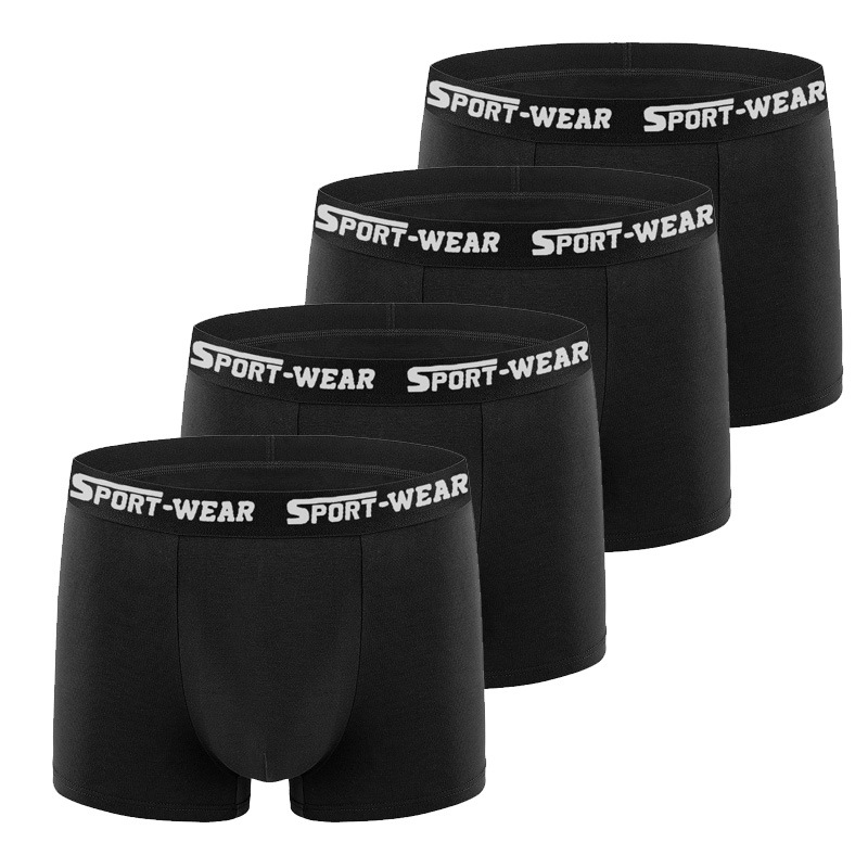 temu explosions cross-border men's underwear sports four-corner foreign trade boxer pants underwear men breathable new brand