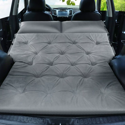 Travel Bed Non-Inflatable Folding | Vehicle-mounted inflatable bed - b-standard-edition-elegant-gray-hollow-pillow