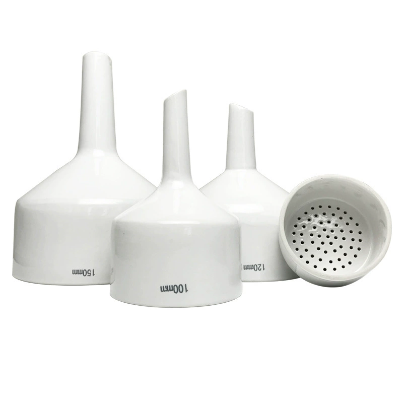 Воронка Бюхнера 80/100/120/150 мм Химический Керамический Фильтр всасывающий фильтр Устройство Воронка вакуумная верхняя насадка всасывающий фильтр