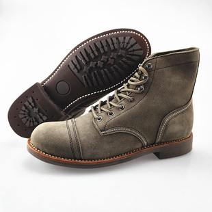 Dongwu Outdoor Shoe Factory Men's Shoes 7-Hole Short Boots Goodyear Dongwu Cat Martin Boots Work Boots Genuine Leather Boots