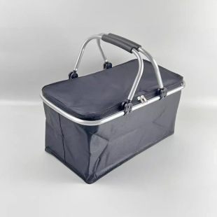 Outdoor Picnic Blue Multifunctional Takeaway Large Capacity Fruit Blue Ice Bag Picnic Bag Satchel Foldableing Storage Basket