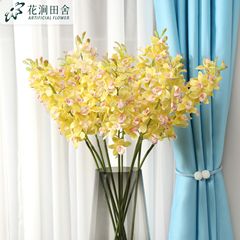 造花東アジア蘭 3D プリント倉蘭恵蘭ホームフラワーアート装飾花シミュレーション造花造花蘭