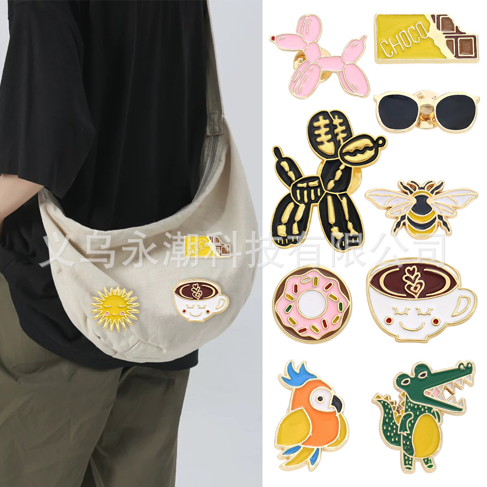 Creative cartoon brooch