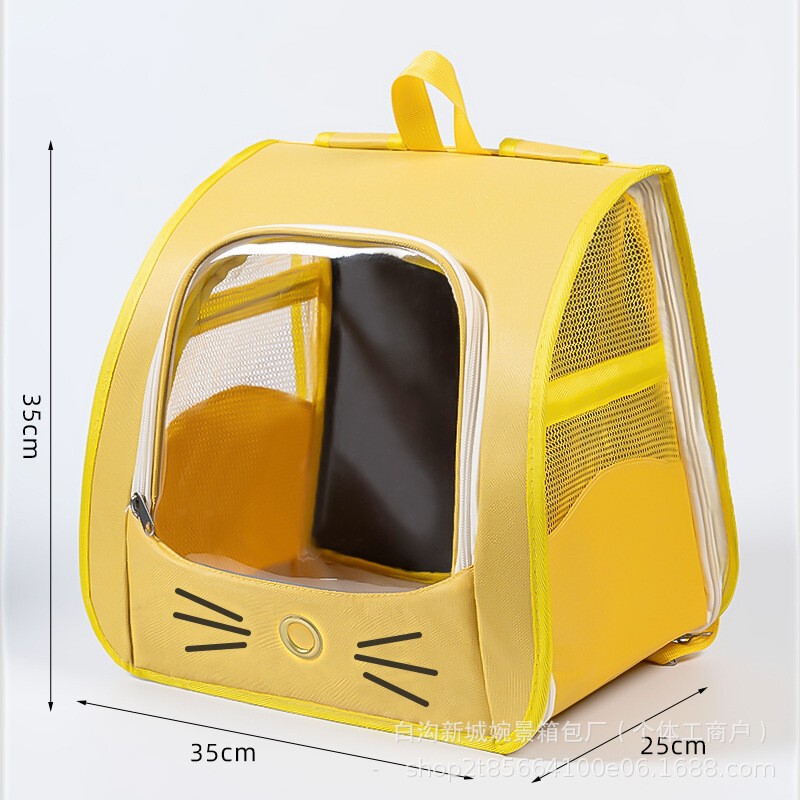 猫バッグペットショルダーバッグ外出携帯ペットバッグ通気性大空間猫犬共通バッグ小型犬旅行バッグ|undefined