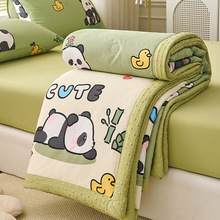 A类全棉豆豆被新品纯棉大豆蛋白豆豆绒夏凉被子空调被春秋被特价