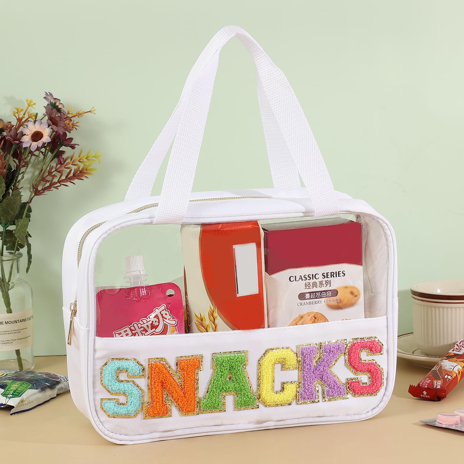 Tas Kosmetik Huruf Chenier Amazon Lintas Batas Tas Penyimpanan Rias Kecantikan Tas Penyimpanan Cuci Perjalanan Besar Dengan Pegangan