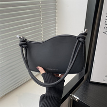 今年流行2024冬季新款百搭ins单肩腋下包气质简约纯色手提包女包