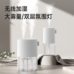 跨境专供加湿器迷你小型防干烧充电便携加湿器大雾量卧室小夜灯
