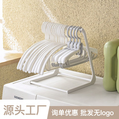 ハンガー収納棚床置き式カウンター寮寝室家庭用多機能棚分類ハンガー整理神器