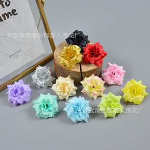 Simulation velvet small horns rose wedding scene layout layout road Direct arches of flower arrangement home room decoration and placement