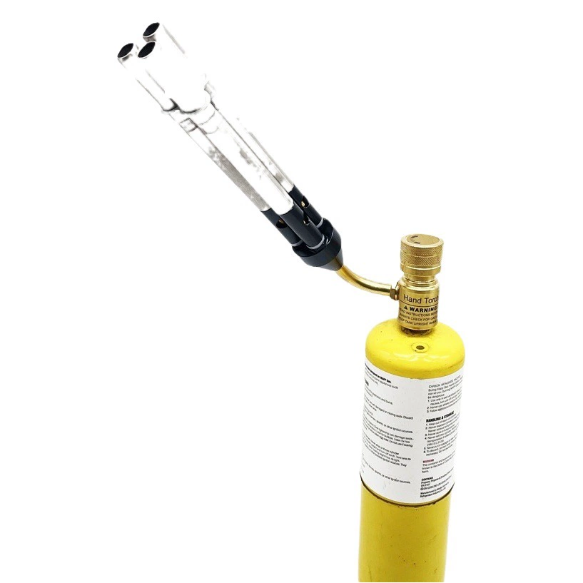 Сварочный пистолет МАПП с тремя трубками в американском стиле, бескислородный сварочный пистолет, пропановый пожарный пистолет, сварочный РЕФРИЖЕРАТОРНЫЙ нагревательный факел, горелка