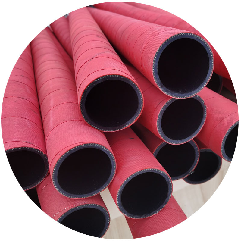 按需生产 内黑色外红色 内通水冷却降温 电缆护套橡胶软管