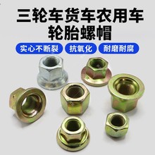 五征时风奥翔前后轮胎螺丝螺帽农用车三轮车轮毂螺栓杆螺母高强度