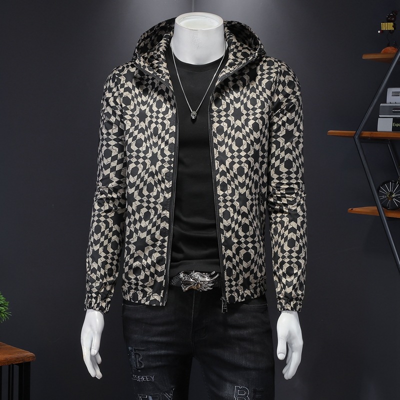 F1523 1540K ÁO KHOÁC NAM ZHETYCH DÁNG ÔM BODY GỢI CẢM SEXY MŨ LIỀN MÙA XUÂN THU ĐÔNG PHONG CÁCH HÀN QUỐC HỌA TIẾT HOA THỜI TRANG NAM G04 SẢN PHẨM MỚI