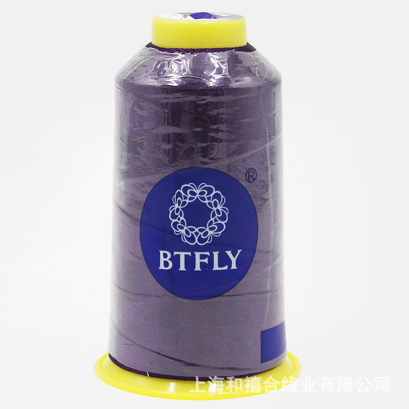 Mariposa marca hilo de bordado 108D / 2 hilo de bordado de poliéster de alta temperatura no desvanecerse calidad ecológica resistente al lavado brillante