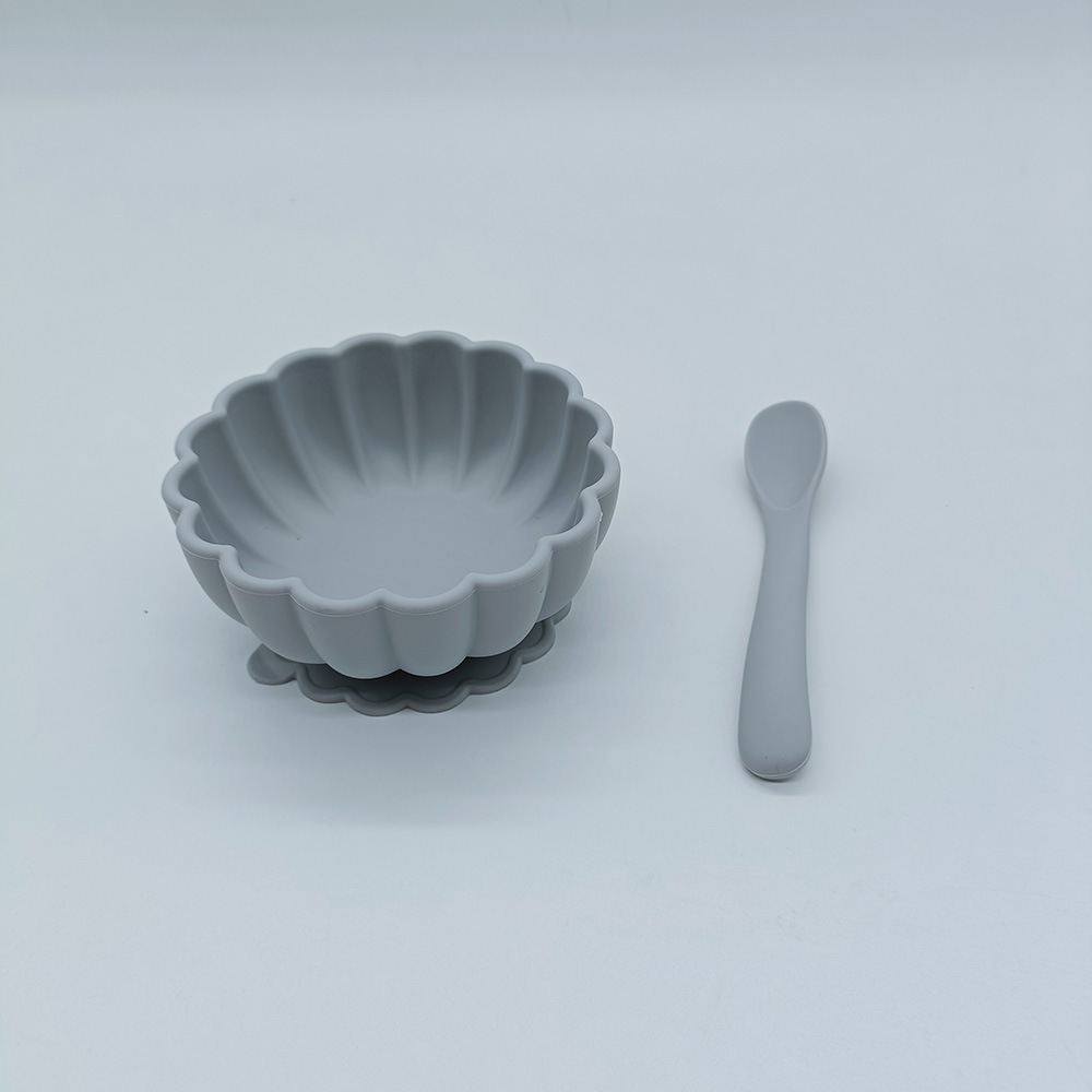 婴幼儿防摔南瓜碗花瓣形