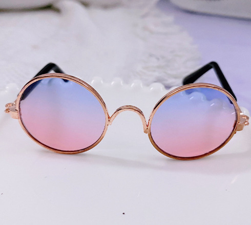 Fábrica directa perros gatos gafas de mascota tendencia creativa juguetes gafas de sol accesorios super lindos mini