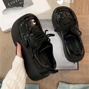 7CM��������w¶˼ͬ��Ӣ���LСƤЬŮ2026�＾�¿�ٴ�͹ņ�Ь